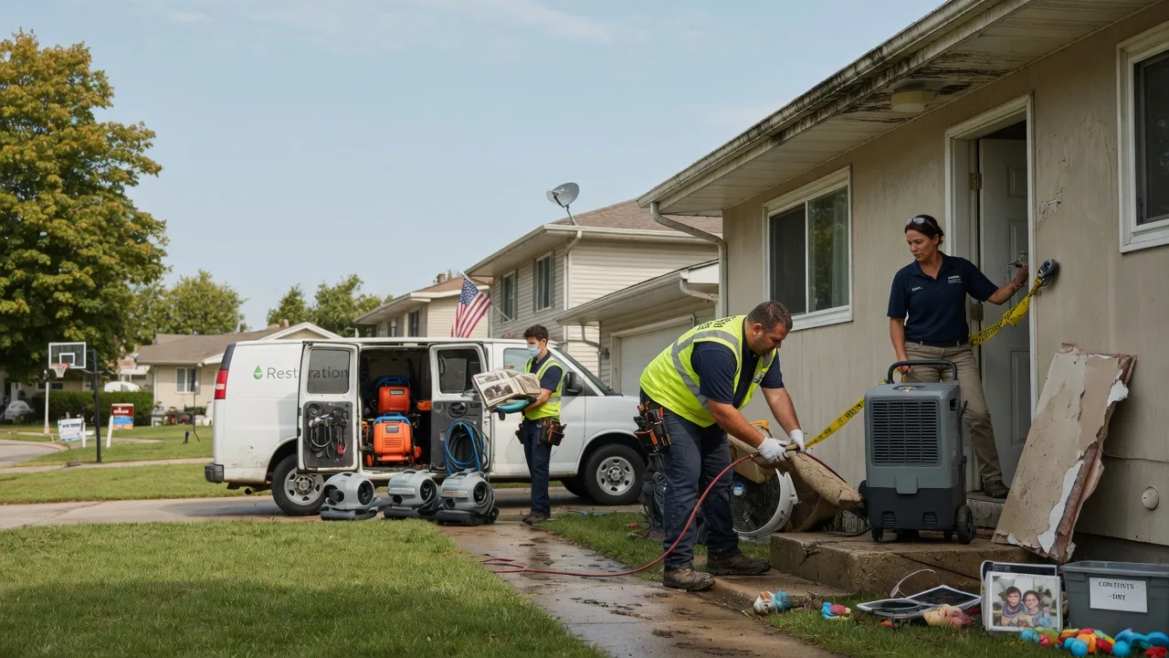 Water Damage Restoration in Sainte Marie, IL near me
